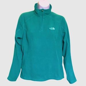 North Face coat Pullover Polartec fleece Glacier 1/4 Zip